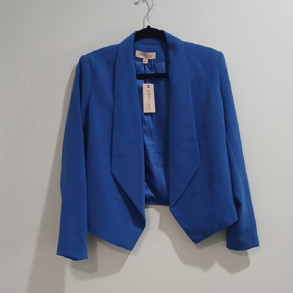 Philosophy Royal Blue Women's Blazer Sz 6 New With Tags - Picture 1 of 12